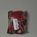 GAMUDA Small Dog Harness Collar and Leash Set, Step in No Chock No Pull Soft Mesh Adjustable Dog Vest Harnesses Plaid Reflective for Dogs Puppy Cats Kitten Rabbit (Red, XS)