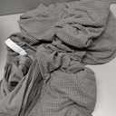 Shell Chair Cover Curved Back Dining Chair Slipcover Set of 6/4/2/1 Stretch Chair Seat Cover Without Arms Dining Room Chairs Covers with Back Nordic Chair Protector,Gray,4pcs (Grey)