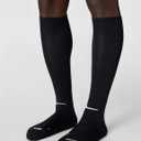 Nike Unisex Adult Baseball/Softball Over-The-Calf Socks (2 Pairs) (Medium, Black/White)