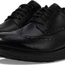 Cole Haan Mens Originalgrand Remastered Wing Tip, Black/Black, 8-M US