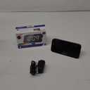Timex Alarm Clock with USB Charger and Large Display - Black