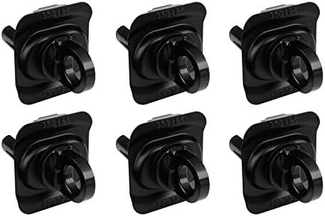 Forccord Custom Fit for Tie Down Anchors 15-26 Chevy Colorado&GMC Canyon, 14-26 Chevy Silverado&GMC Sierra 1500 2500 3500 Truck Bed Tie Downs Replace#23146899 for Truck-6 Pack Replacement Accessories 3 Pack
