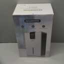 Dehumidifier, Dehumidifiers for Home, 98 OZ Water Tank, (1000 sq.ft) Quiet Dehumidifier for Basement Bathroom Bedroom with Humidity Display, Auto Shut Off, Relaxing 7 Color Ambient Light(White)