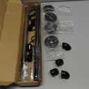 2 Pcs 21 Inch Wall Mounted Pot Rack, Black Iron Industrial Pipe Pan Hanger with 10 Hooks, Kitchen Utensil Organizer and Storage Solution for Pots, Pans and Lids