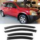 Puermto Rainproof Side Window Wind Deflectors for 2010-2013 Ford Transit Connect | Tape-on Sun Rain Guards, Stylish Car Window Visors & Vent Deflectors Installation Tape Included 92223