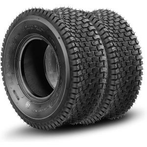 2 Pack 13x5.00-6 Lawn Mower Tire,13x5x6 Tractor Turf Tire,295lbs Capacity,4 ply Tubeless