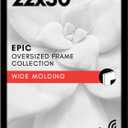 Americanflat 22x30 Picture Frame with Polished Plexiglass - Black Picture Frame - Wide Photo Frames Made of Engineered Wood for Vertical or Horizontal Wall Display - Epic Collection - Black