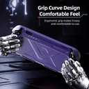 FIWWAT Protective Case for Nintendo Switch 2 (2025), TPU Middle Frame & PC Front Protector 360 Protection, Non-Slip Ergonomic Grip, Shockproof & Anti-Scratch Shell Cover , Purple