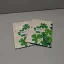 2 x CROWNED BEAUTY St Patricks Day Garden Flag Shamrocks Clover Mason Jar 12x18 Inch Double Sided Green Holiday Decoration for Outdoor Lawn Yard CF1939-12