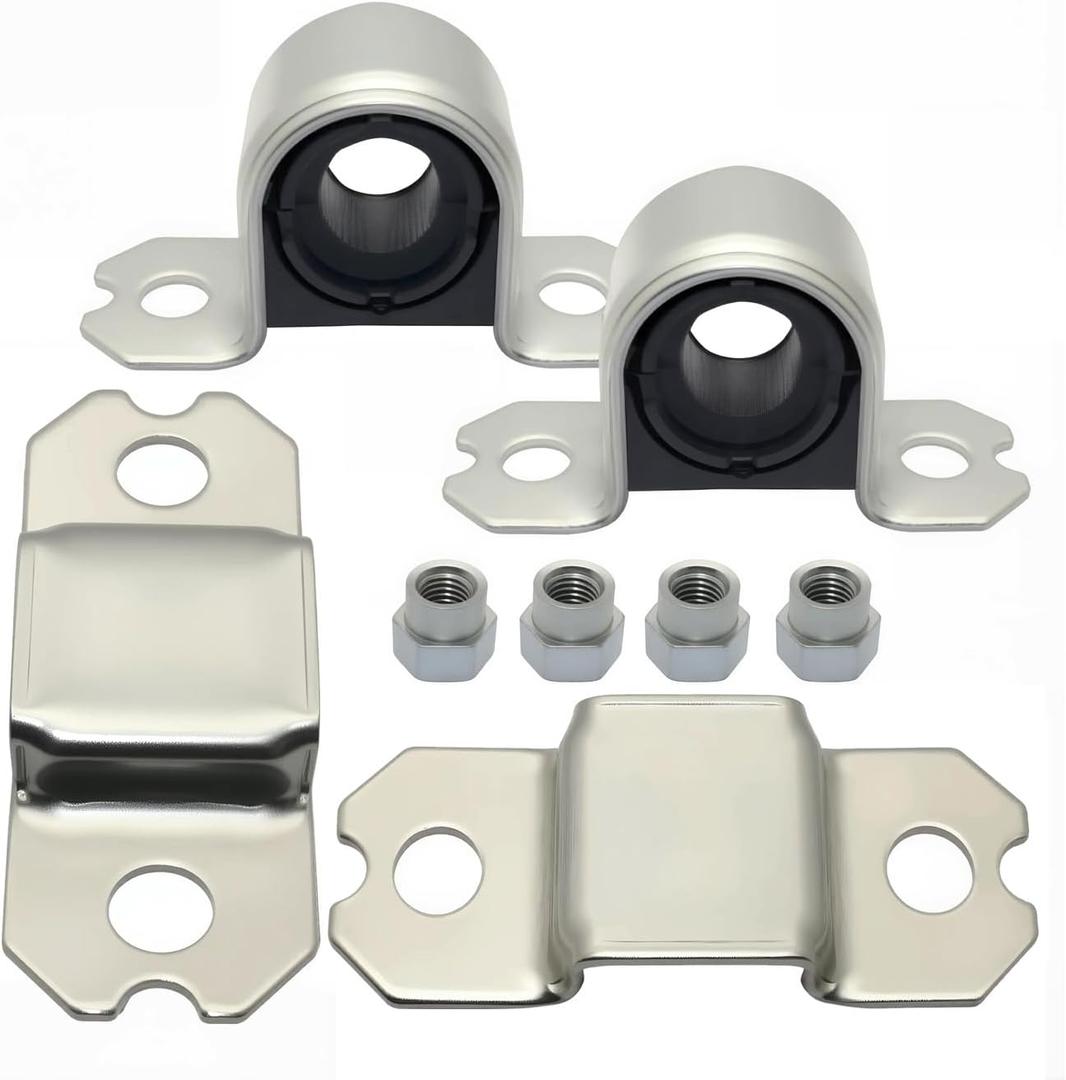 3C0411303AA Front Stabilizer Bar Bushing Kit for 2006-2018 VW Passat/Tiguan & Audi Q3 Sportback - Direct Fit Anti-Roll Bar Link Bushings Pair (Left & Right Suspension Components)