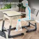 Adjustable Height Children's Study Desk for Home and School Use Perfect Pair with Kids' Chairs and Tables, Standard