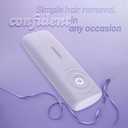 Roll on Wax Kit, Roll on Waxing Kit for hair removal, Waxing Kit for Women, Wax Roller Kit for All Skin Types, Wax Roller Waxing Kit for Women, with 2 Wax Cartridges & 50 Pcs Wax Strips