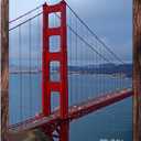 BESCRCL 20x24 Picture Frame Brown, Poster Frames Wall Hanging, Display Pictures 20x24 without Mat, 1 Pack