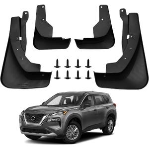 Mud Flaps for Nissan Rogue 2021-2025 Mud Guards Splash Guards Tire Protector Mudguard Accessories Front & Rear 4pcs Set 2022 2023 2024