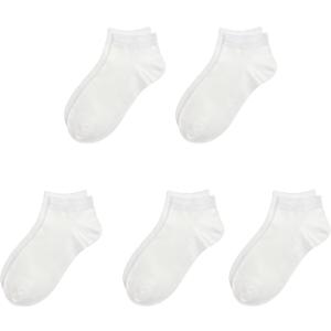 SERISIMPLE Viscose Bamboo School Socks Ankle Super Soft Kids Socks Stretch Cuffs Athletic Socks Odor Anti-odor 5 Pairs