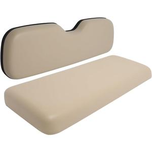 Universal Golf Cart Rear Flip Seat Replacement Cushions for EZGO, for Club Car, for Yamaha, Buff