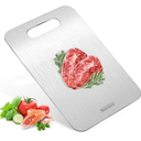 Stron- Dura Cutting Board - 304 Food Grade Stainless Steel Cutting Boards for Kitchen- for cutting Meat, Fruit, Vegetables, Outdoor or Indoor 11.5" X 8" (1, Small)