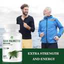 Herbs Saw Palmetto Extract,Supports Healthy Prostate Function for Men,Potent Saw Palmetto for Urinary and Prostate Health,Herbal Health Supplement,60 Capsules 450mg Powder and 100mg Extract