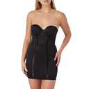 Women’s Convertible Slip With Built In Bra & Anti-Static Fajas Shapewear FL2304, Black 34C