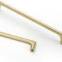 Asidrama 10 Pack 7.5 Inch(192mm) Brushed Gold Cabinet Pulls Cabinet Handles Cupboard Handles Kitchen Cabinet Hardware for Cupboard Drawer Pulls