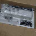 One Light Chandeliers Modern Clear Glass Pendant Lighting Black Dining Room Lighting Fixtures Hanging Contemporary Lamp Semi Flush Mount Ceiling Lights