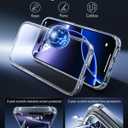 ESR for iPhone 16 Pro Case with Stand, Camera Control Button Compatible with MagSafe, Full-Body Military-Grade Drop Proof Case with Built-in 9H+ Tempered Glass Screen Protector, Clear