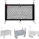 Cargo Net for Utility Folding Wagon, Stroller Wagon, Folding Trolley Cart, Beach Cart Extra Storage Space Large Storage Capacity Net Wagon
