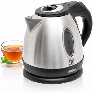 Moss & Stone Stainless Steel Electric Kettle, 1.2L Cordless 1500W