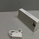 Peakeep Digital Clock, Alarm Clock Battery Backup Powered for Bedrooms – Mirror Face Large Numbers 6 Dimmer for Seniors, Super Loud for Heavy Sleepers (White)