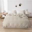 UOIO Plaid Duvet Cover Comforter Case Printed Quilt Cover,Cotton Duvet (King)