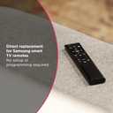 GE Samsung TV Remote Control Replacement, Universal Samsung Remote Control for Smart TV, Direct Replacement, Streaming Hotkeys, Black, 81688