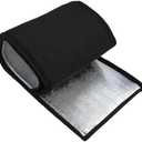 Zorsculpt Pipe Wrap 3-Layer Air Conditioner Pipe Insulation Cover for Exhaust Hose and HVAC Systems Weatherproof Fabric Protects RV Water Lines Pool Heating Pipelines Heat Pumps Reduces Noise