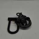 Sportneer Bike Lock: Heavy Duty Anti Theft Bike U Lock with 5ft Security Steel Cable - 17mm Shackle Bicycle U-Locks with Keys & Sturdy Mounting Bracket for Road, Mountain, Electric & Folding Bike (Black)