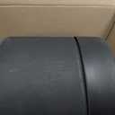 Root & Vessel Majestic Mid-Century Modern Low Profile Cylinder Pot, Matte Black, 12.5"