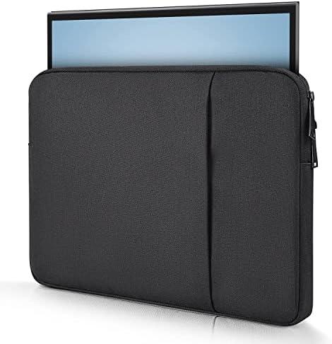 Portable Monitor Case 15.6 Inch, Carrying Sleeve for Most 15.6-16.1 Inch Portable Monitor with Front Pocket, 15"x10.8" Black