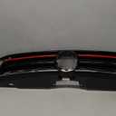 YLT AUTO Fit 2015 2016 2017 2018 For Volkswagen Jetta Front Cover Upper Bumper Grille Replacement Shroud VW Front Honeycomb Air Intake with Red Trim
