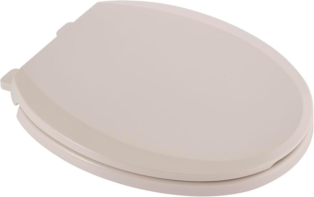 American Standard 5259B65MT.021 Cardiff Slow-Close Round Front Toilet Seat, Bone