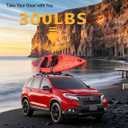 Tuyoung 300lbs Lockable Roof Rack Cross Bars Compatible with Honda Passport 2019 2020 2021 2022 2023 2024 2025 with Raised Rails Aluminum Roof Rails Crossbars Cargo Bars Canoe Rooftop Cargo Luggage