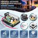 WF-8955-AD-MBA RV Power Converter Main Board Assembly 55 Amp for RV Trailer Camper WF-8955, WF-8900-AD, WF-8955-MBA Series Converters, for Parallax 7155, 7145 Power Center 105-130 VAC, 60 Hz, 950 W
