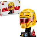 LEGO Editions Scuderia Ferrari HP Lewis Hamilton Helmet - Building Set for Teens, Ages 14+ - Collectible F1 Display - Bedroom or Home Office Decor - Gift for Racing Fans - 43022