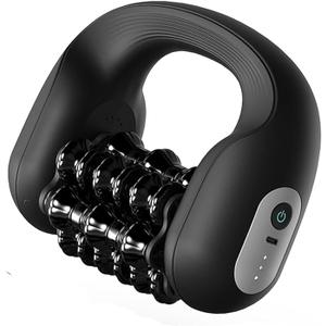 Electric Muscle Roller for Post-Workout Recovery, Deep Rolling Massager for Legs, Calves, Back & Neck, Handheld Powered Rolling Tool, Rechargeable, 3 Speed Fitness Recovery