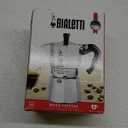 Bialetti - Moka Express: Iconic Stovetop Espresso Maker, Makes Real Italian Coffee, Moka Pot 1 Cup (2 Oz - 60 Ml), Aluminium, Silver