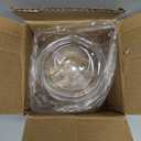 Mini Plastic Fish Bowl, 38 Oz Decorative Small Fishbowl, Round Plastic Fish Tank, Unbreakable Aquarium Fish-Bowls for Party Decorations, Centerpiece Vases, Hydroponic Planter and Home Decorations