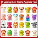2025 Christmas Advent Calendar,24 Days Animal Slow Rising Squishy Toys Countdown Calendar Soft Cute Stress Relief Toys for Kids Girls Boys Teens Rewards Christmas Party Favor Gifts