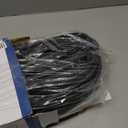 Garage Door Seals Bottom Rubber, 3-Sided Weatherproof Seal, Only Suitable for Double T-Track Garage Doors, 16 Ft Garage Door Bottom Weather Seal (Black)