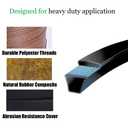 539117245 46 Inch Deck Belt for Husqarna Z246 RZ46 RZ4623 LSZ 4622 LSZ 5422 LSZ 5424 RZ 4219 RZ 4619 RZ 4620 Mowers with 46" Deck Replace M118756 539 11 72-45, 5/8" x 123"