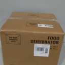 Food Dehydrator, Fruit Dryer Machine with Adjustable Timer & Temperature, 8 Stainless Steel Trays, Quiet Operation, 650W Powerful Dehydrator for Jerky, Fruits, Herbs, Dog Treats (Standard Black+Deep Gray)