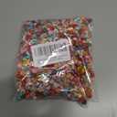 2 x AmlkHxuan 1000pcs Round Letter Beads Colorful Gold Acrylic Alphabet 4x7mm for Bracelets Necklace Jewelry Making Supplies (Gold Colored)