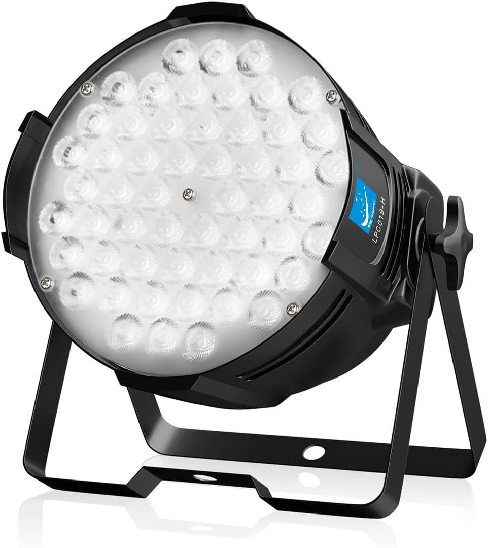 Big Dipper LED Stage Lights Par Lights 54X4W RGB Bright Lighting with DMX & RDM Sound Activated Master-Slave Spotlights Uplights for DJ Event Concert Club Church 1 Pack