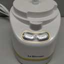 La Reveuse Electric Mini Food Processor Small Chopper 200 Watts 2-Cup Prep Bowl for Mincing Chopping Grinding Blending Pureeing (White)